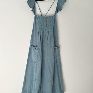 Anthropologie Pilcro Flutter Sleeve Midi Dress X-Large